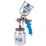 پیستوله رنگ پاش بادی دو کاسه اکتیو مدل AC-1070GE