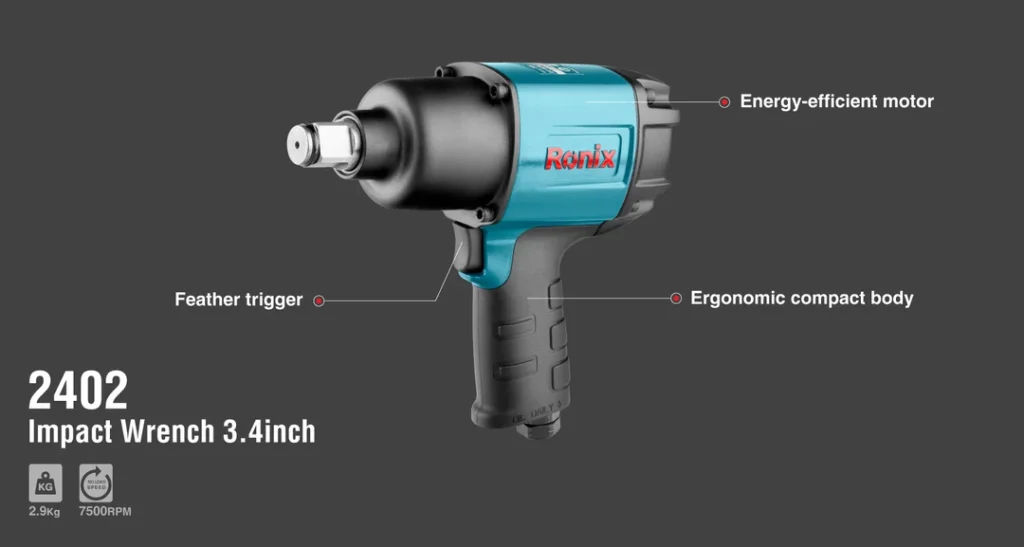 Air Impact wrench 1.2" Ronix