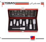 جعبه بکس 9 پارچه آلنی 1/2 اینچ توسن