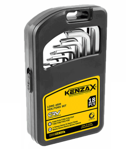 ست 18 عددی آچار آلن بلند کنزاکس مدل KLK-218
