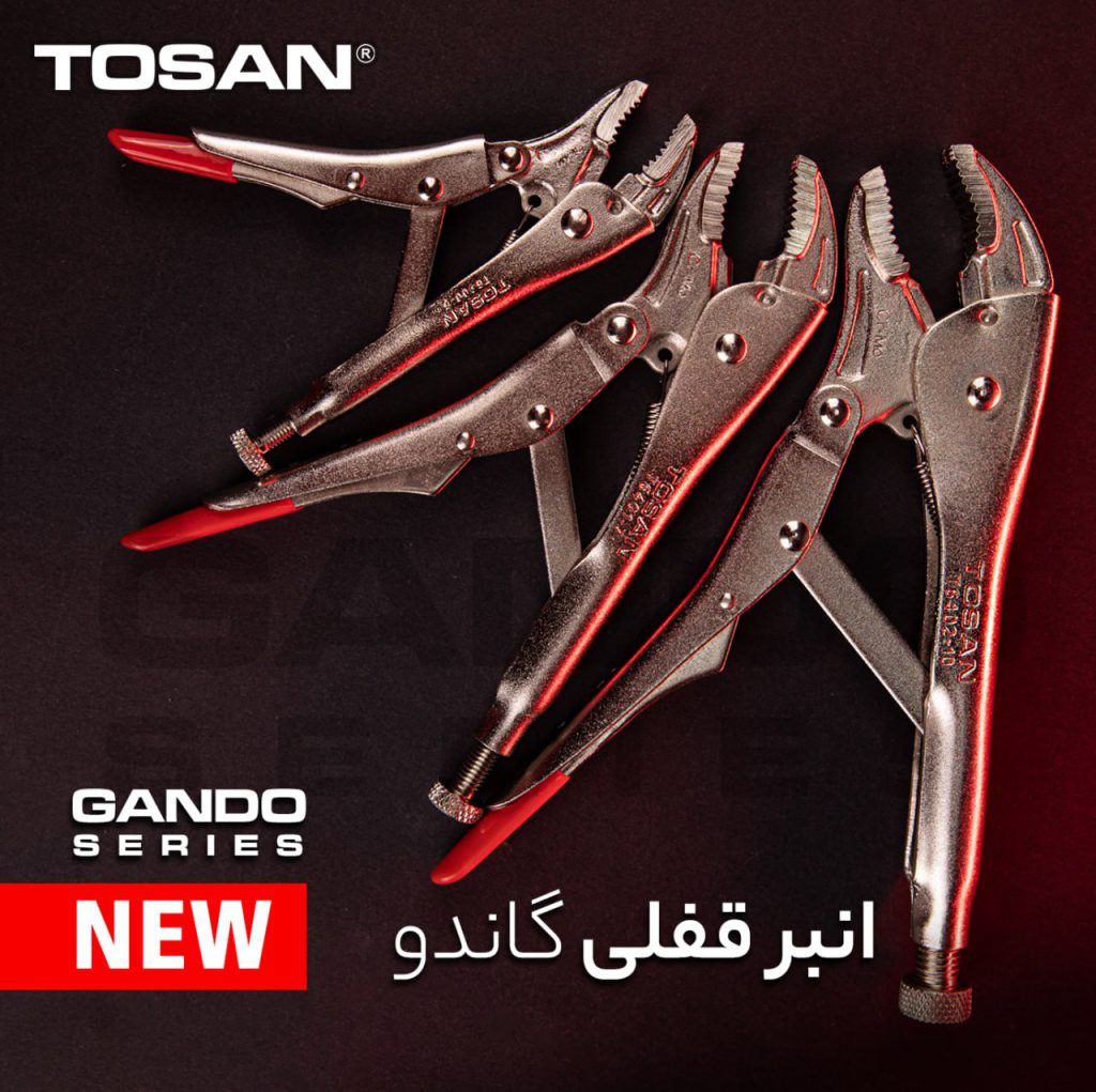 انبر قفلی توسن مدل T6401-10 سایز 10 اینچ