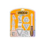 ست 10 عددی لوازم سشوار صنعتی اینکو مدل HGA0131
