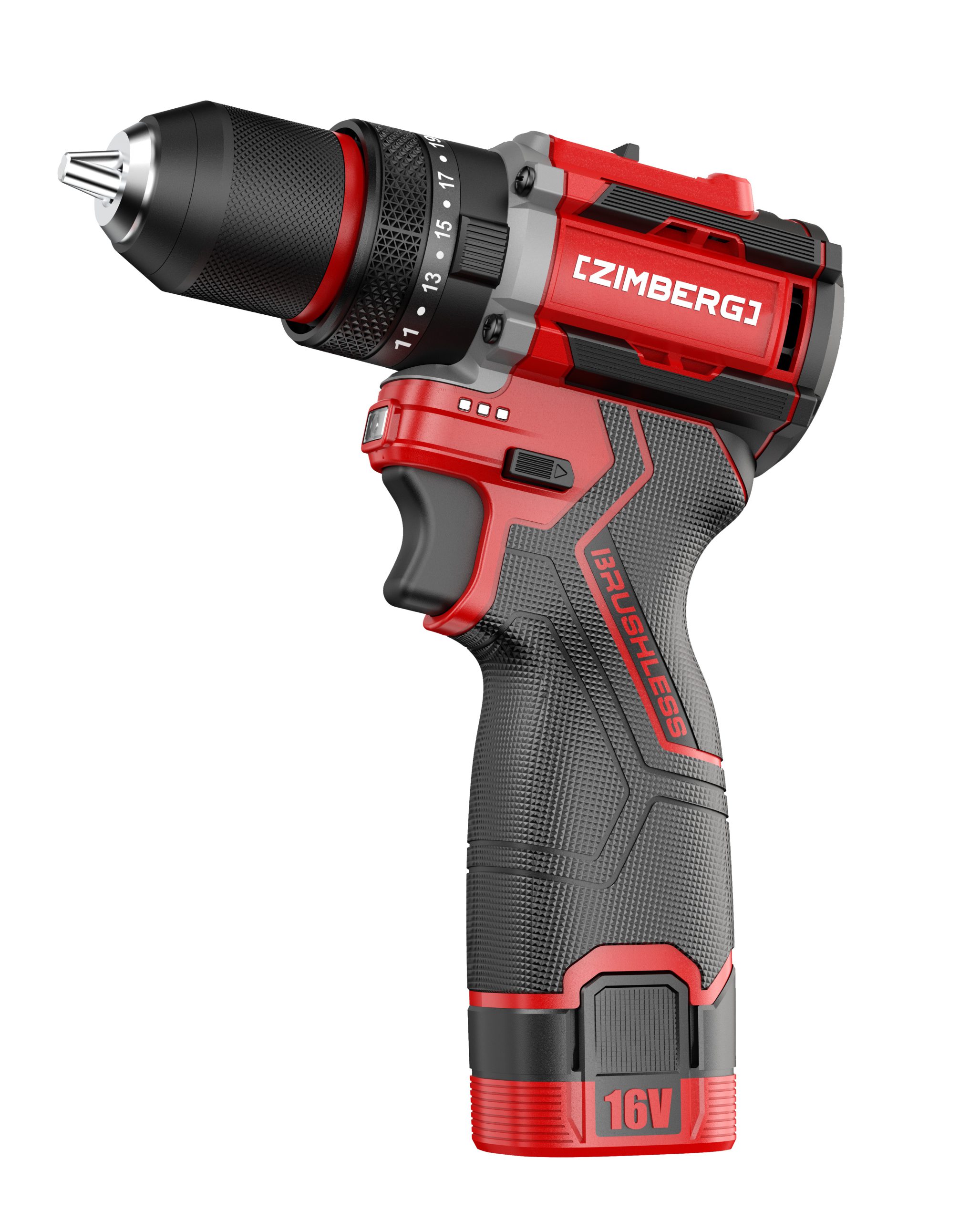 دریل پیچ گوشتی شارژی 16 ولت براشلس زیمبرگ مدل CZB-3516