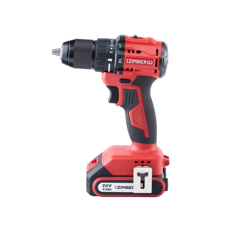 دریل پیچ گوشتی شارژی چکشی 20 ولت براشلس زیمبرگ مدل PZB-3320I